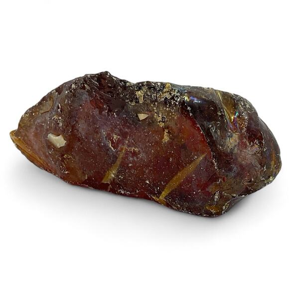 Amber Art Glass Cullet Translucent Slag Glass #4XL104 - Picture 5 of 6